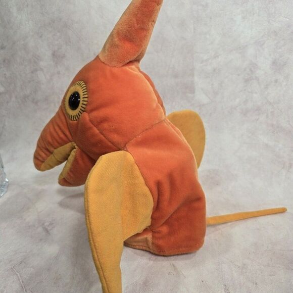 Vintage Dakin 1993 Pterodactyl Plush Hand Puppet Stuffed Dinosaur - Picture 3 of 9